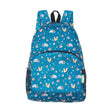 Eco Chic Teal Lightweight Foldable Backpack Woodland - Mill Race Garden Centre