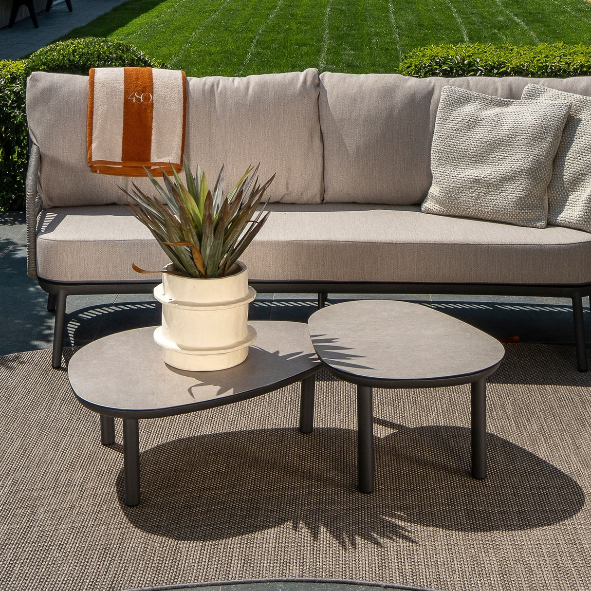 4 Seasons Outdoor Monroe Coffee Table set of 2 Terre