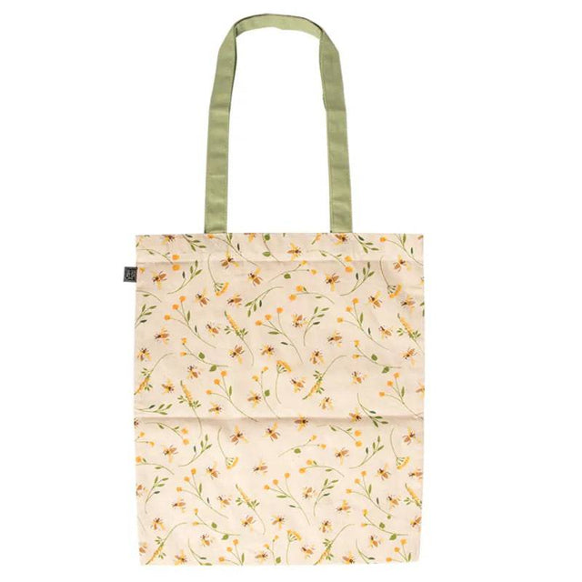 Fallen Fruits Bee Print Shopping Bag - Mill Race Garden Centre