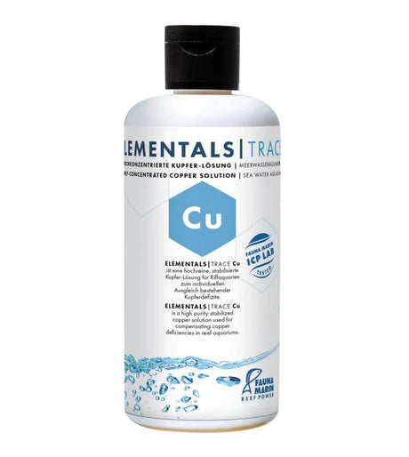 Fauna Marin Elementals Trace Cu 250ml - Mill Race Garden Centre