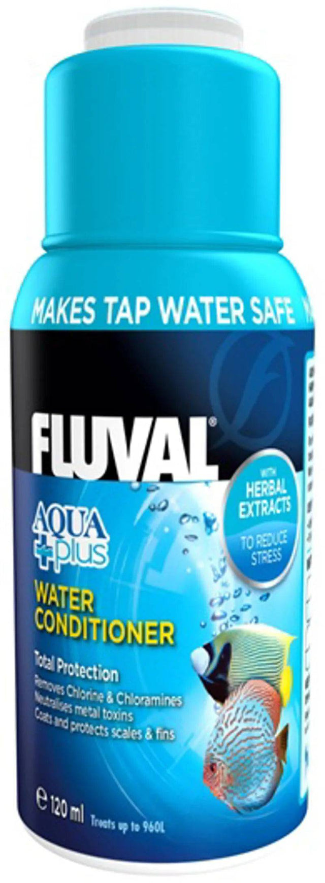 Fluval Aquaplus 120ml Water Conditioner For Aquariums - Mill Race Garden Centre