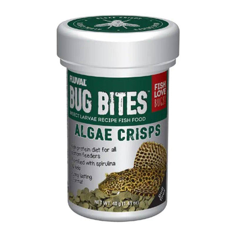 Fluval Bug Bites Algae Wafers 40gr - Mill Race Garden Centre