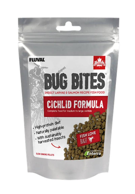 Fluval Bug Bites Cichlid Granules 100g (5-7mm) - Mill Race Garden Centre