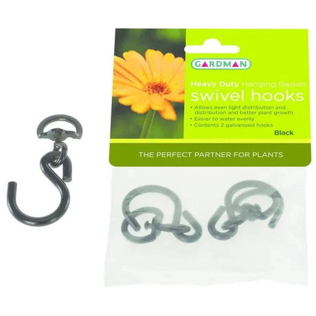 Basket Swivel Hooks 2pk - Mill Race Garden Centre