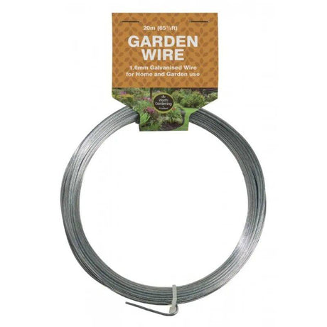 20m Garden Wire 1.6 mm Galvanised - Mill Race Garden Centre