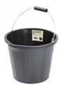 Builders Bucket Blk 3 Gallon - Mill Race Garden Centre