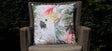 Katie Blake Enchanting Scatter Cushion Bird of Paradise - Mill Race Garden Centre