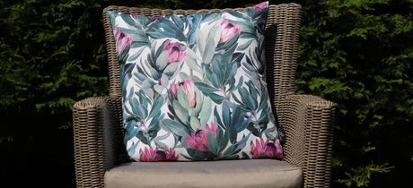 Katie Blake Enchanting Scatter Cushions Tropical Palm Leaf - Mill Race Garden Centre