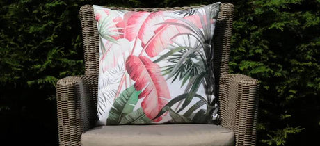 Scatter Cushion Tropical Palms LS8-0043 45 x 45 - Mill Race Garden Centre
