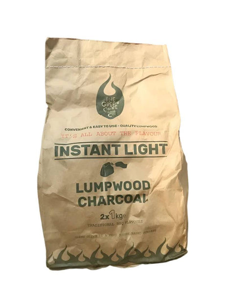 Instant Light Charcoal 2 x 1Kg Pack - Mill Race Garden Centre