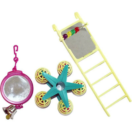 Bird Toy Multipack Mirror/Ladd - Mill Race Garden Centre