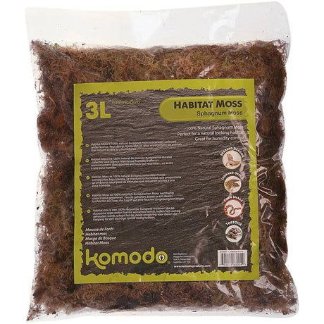 Komodo Habitat Moss 1.5L - Mill Race Garden Centre
