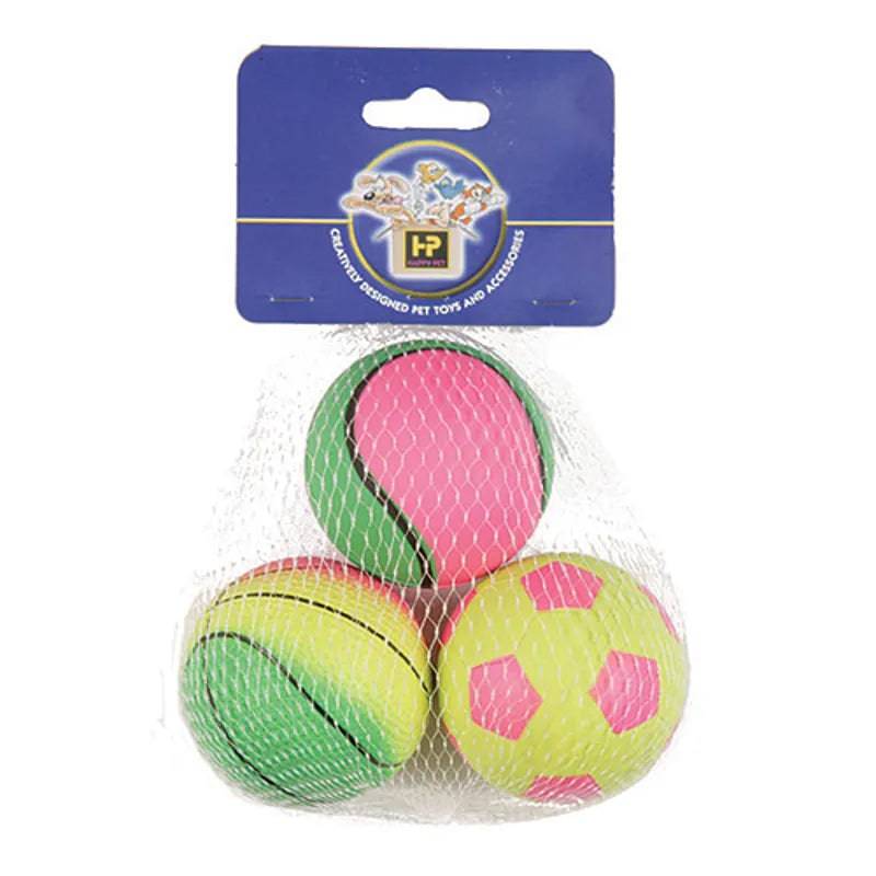 Neon Sports Ball 3-Pack