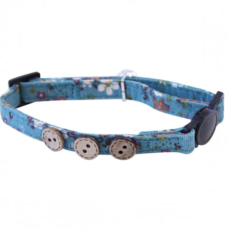 Tabby Chic Floral Cat Collar