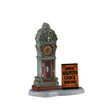 Lemax Spooky Town Haunted Clock quarantine accessory with eerie clock and spooky details for Halloween village display.