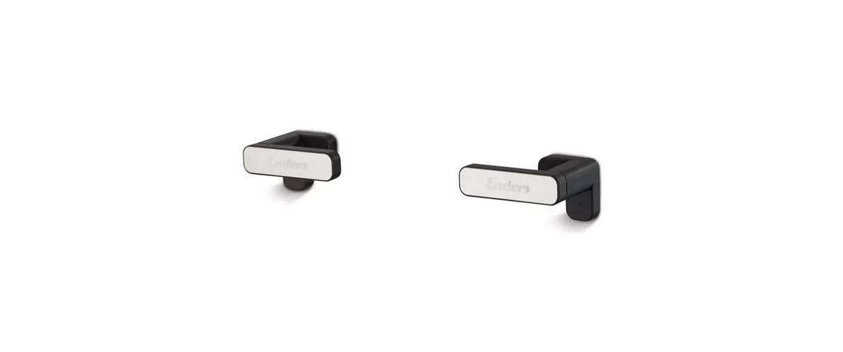 Enders Grill Mags kitchen paper roll holder for BBQ accessories, featuring a sleek metal design for outdoor grilling setups.
