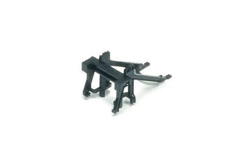 Hornby R083 plastic buffer stop for OO gauge model train track accessory on clearance, designed to prevent trains from rolling off.