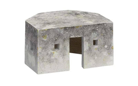 Hornby Skaledale R8787 resin pillbox model, detailed Type FW3/24 design, used for model railway scenery.