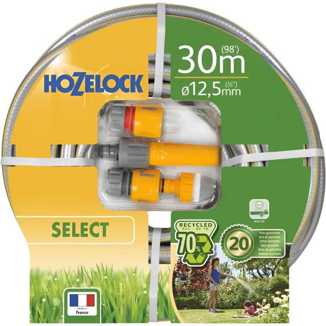 Hozelock 30m Select Hose And Fittings Set - Mill Race Garden Centre