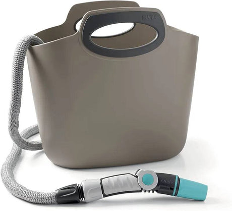 HozeLock AquaPop 30m Hose Grey Bag - Mill Race Garden Centre