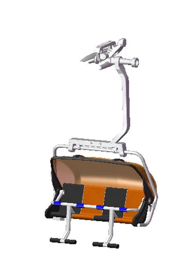 Cable Car 4 Seat Black/Orange by Jagerndorfer - Mill Race Garden Centre