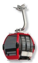 Cable Car Cabin Red/Black by Jagerndorfer - Mill Race Garden Centre