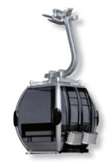 Cable Car Cabin Silver/Black by Jagerndorfer - Mill Race Garden Centre