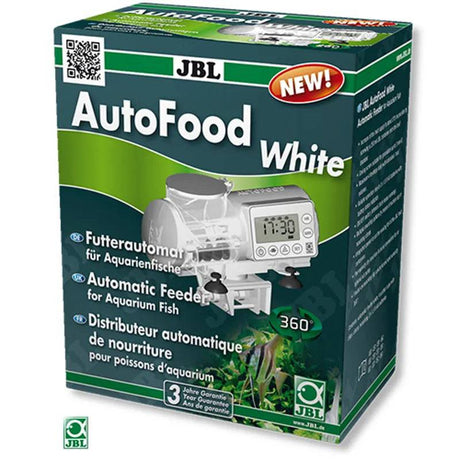 JBL AutoFood White Automatic Aquarium Feeder - Mill Race Garden Centre