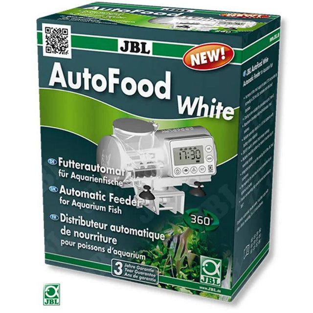 JBL AutoFood White Automatic Aquarium Feeder - Mill Race Garden Centre