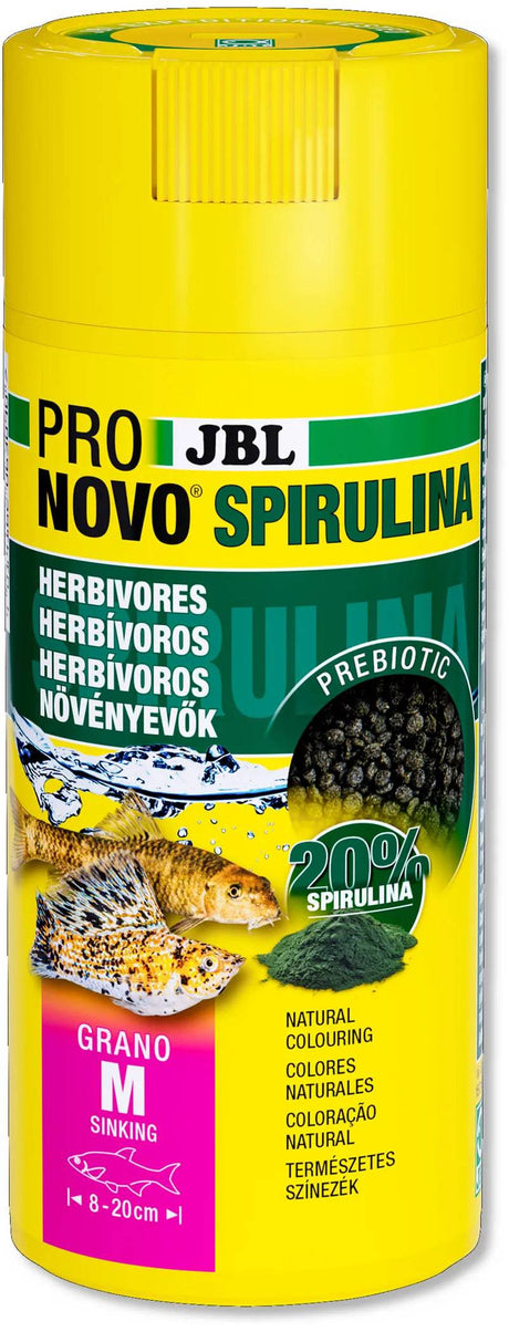 Jbl Pronovo Spirulina Grano M 250ml - Mill Race Garden Centre