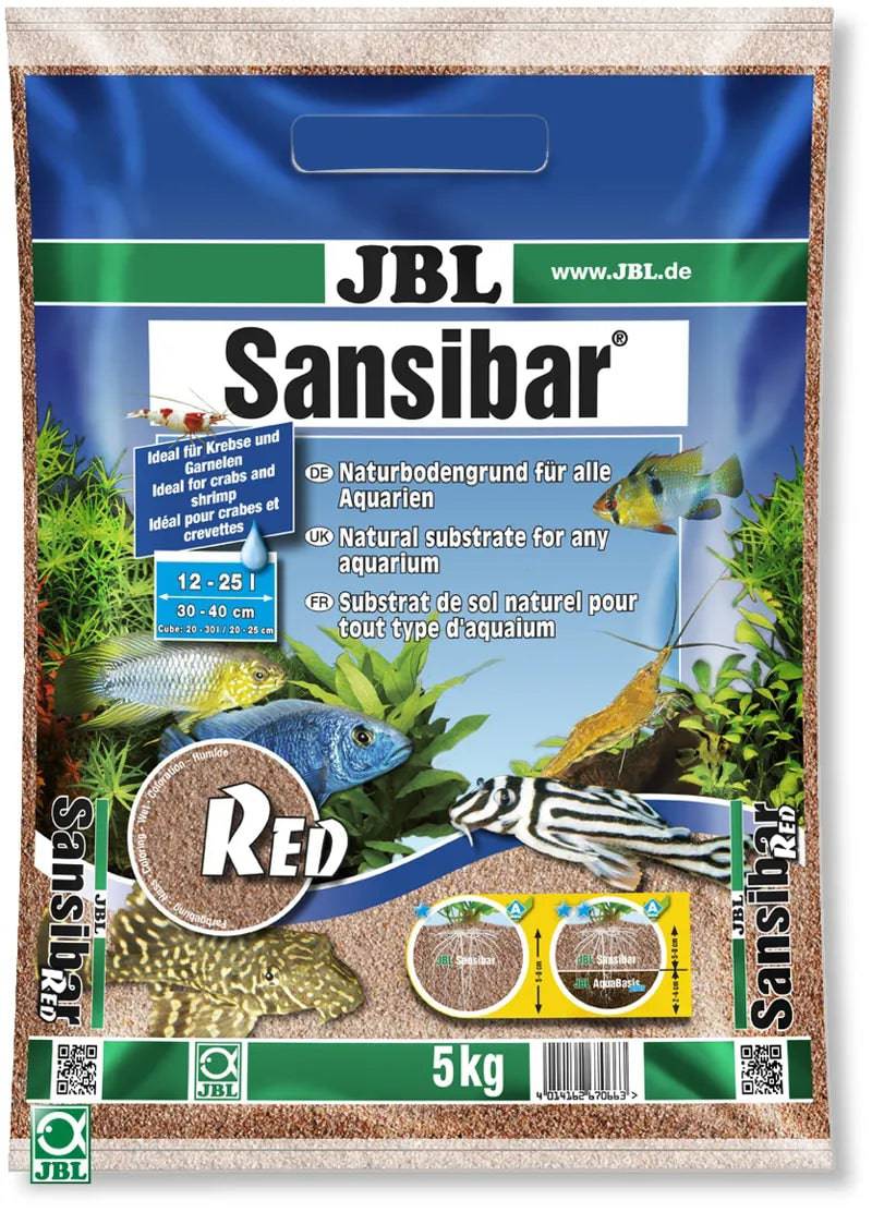 JBL Sansibar Red Fine Aquarium Sand Substrate 5kg - Mill Race Garden Centre