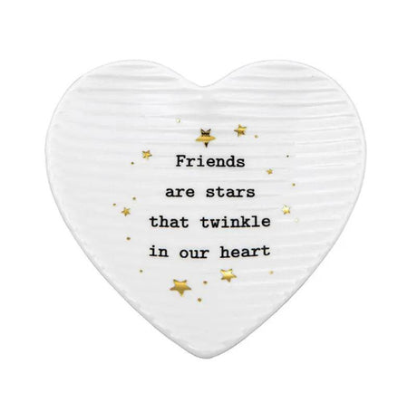 Thoughtful words trinket tray friend/star - Mill Race Garden Centre