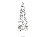 1.8m Black Solar Warm White LED Twinkle Tree by Lumineo