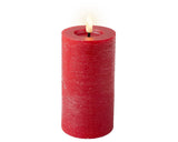 15cm LED Red Wick Candle by Lumineo