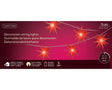 160cm Warm White LED Red Mini Star String Lights by Lumineo - Mill Race Garden Centre