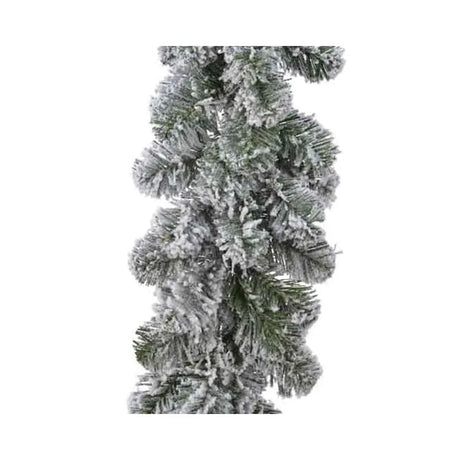 Everlands Snowy Imperial Garland 270cm x 20cm by Kaemingk - Mill Race Garden Centre