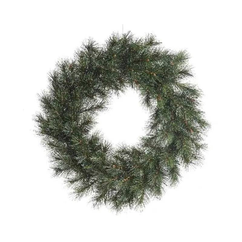 Frosted Malmo Wreath 75cm by Kaemingk - Mill Race Garden Centre