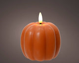 LED Orange Pumpkin Candle by Lumineo