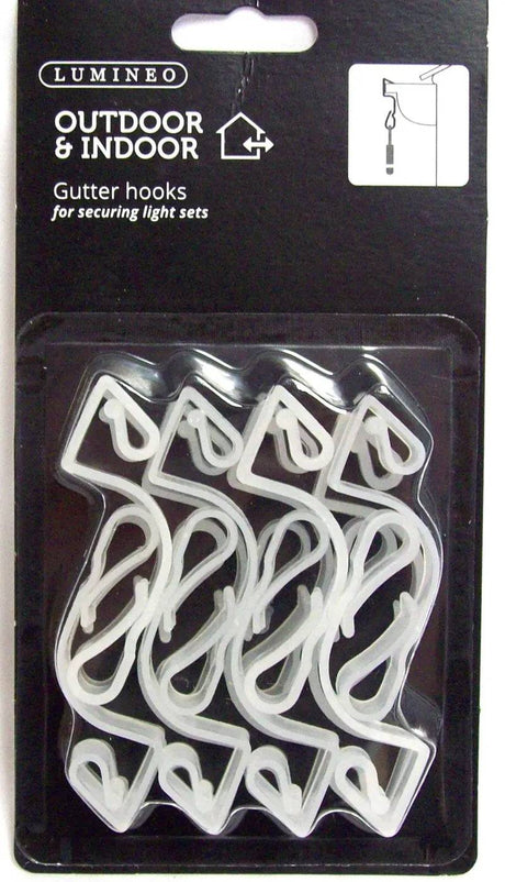 Lumineo Gutter Hooks 16pk - Mill Race Garden Centre