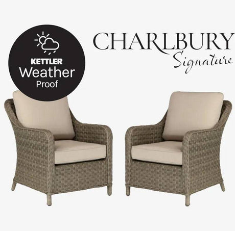 CHARLBURY SIGNATURE LOUNGE CHAIR (PAIR) - Mill Race Garden Centre