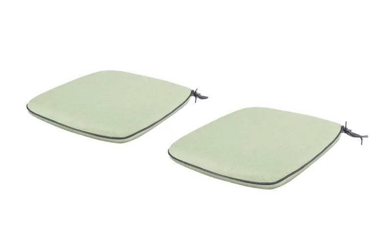 Caf   Roma Seat Pad (Pair) Sage - Mill Race Garden Centre