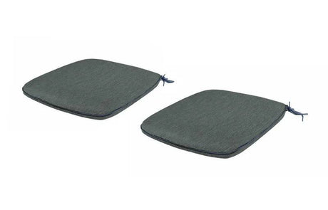 Caf   Roma Seat Pad (Pair) Slate - Mill Race Garden Centre