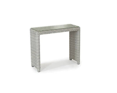 Palma Signature Side Table Glass Top Rec WW - Mill Race Garden Centre