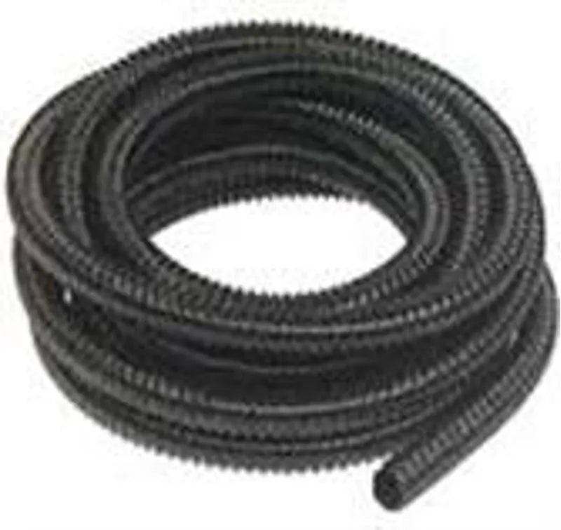 Black Ribbed Flexi Hose 32mm Per Metre