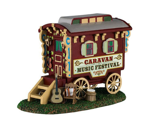 Caravan Music Festival Lemax Christmas Village Table Accent - Mill Race Garden Centre