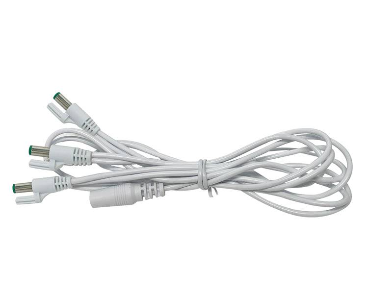 Expansion Cable Type-L To Type-U x3 Output White Lemax Christmas Village Accessory - Mill Race Garden Centre