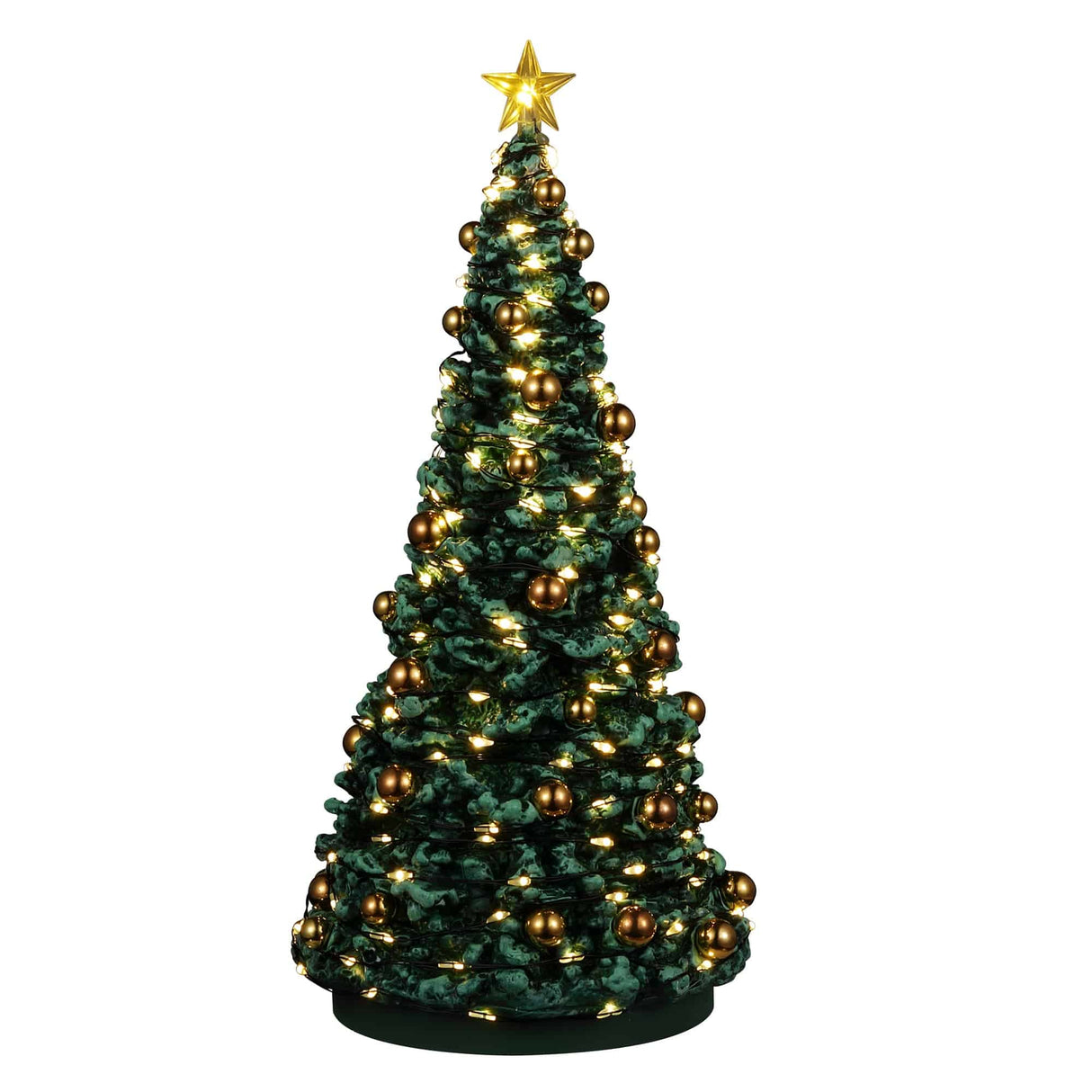 Jolly Christmas Tree Lemax Christmas Village Trees - Mill Race Garden Centre