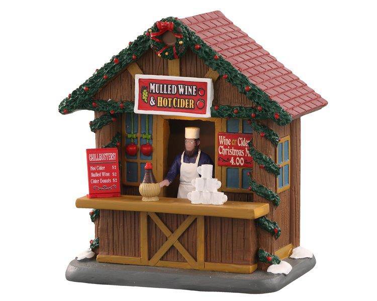 Mulled Wine And Ciders Lemax Christmas Village Table Accent - Mill Race Garden Centre
