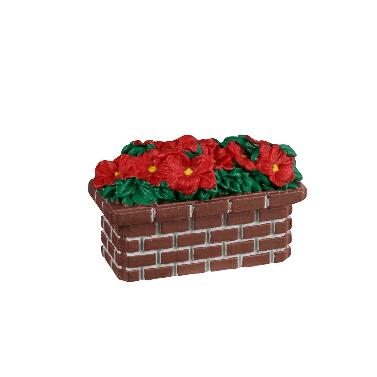 Poinsettia Planter Lemax Christmas Village Accessory