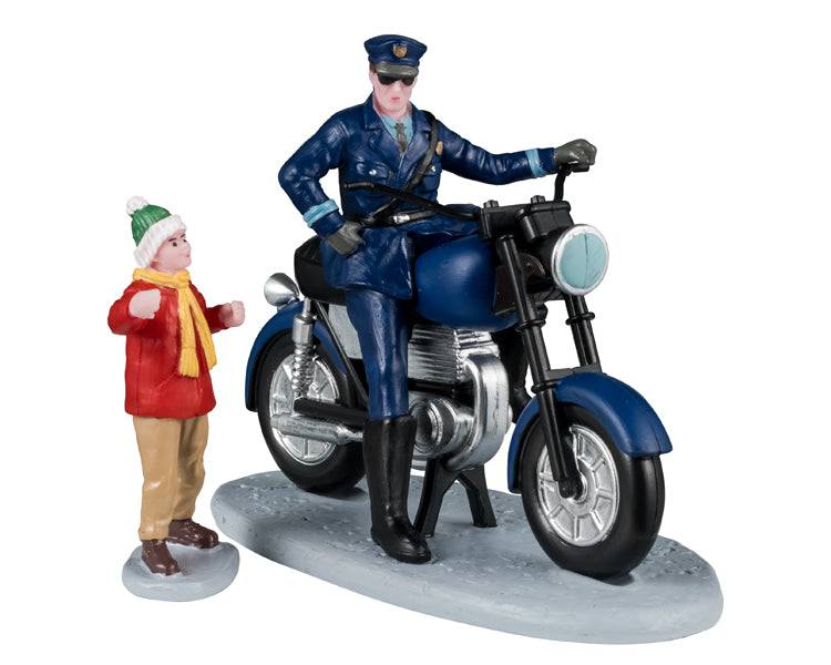 Police Officer Set of 2 Lemax Christmas Village Figurine